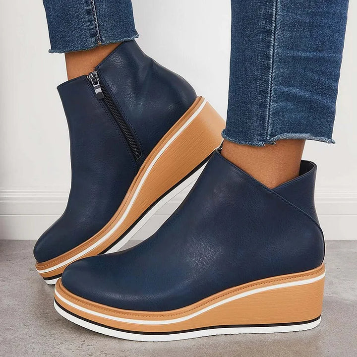 Oriane | Bottines Élégantes à Semelle Plateforme