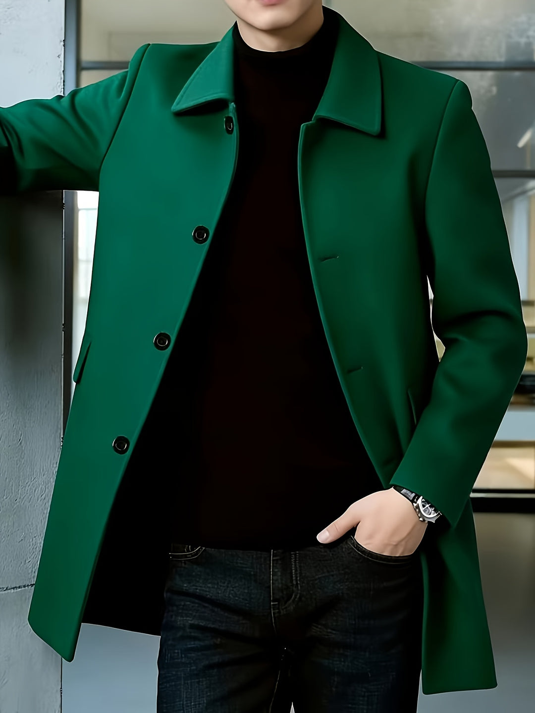 Gérard | Manteau Élégant Boutonné