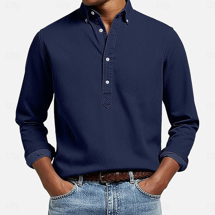 Florian | Chemise Décontractée à Col Boutonné