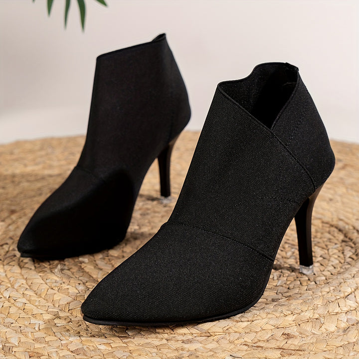 Diane | Bottines Élégantes à Talon Fin