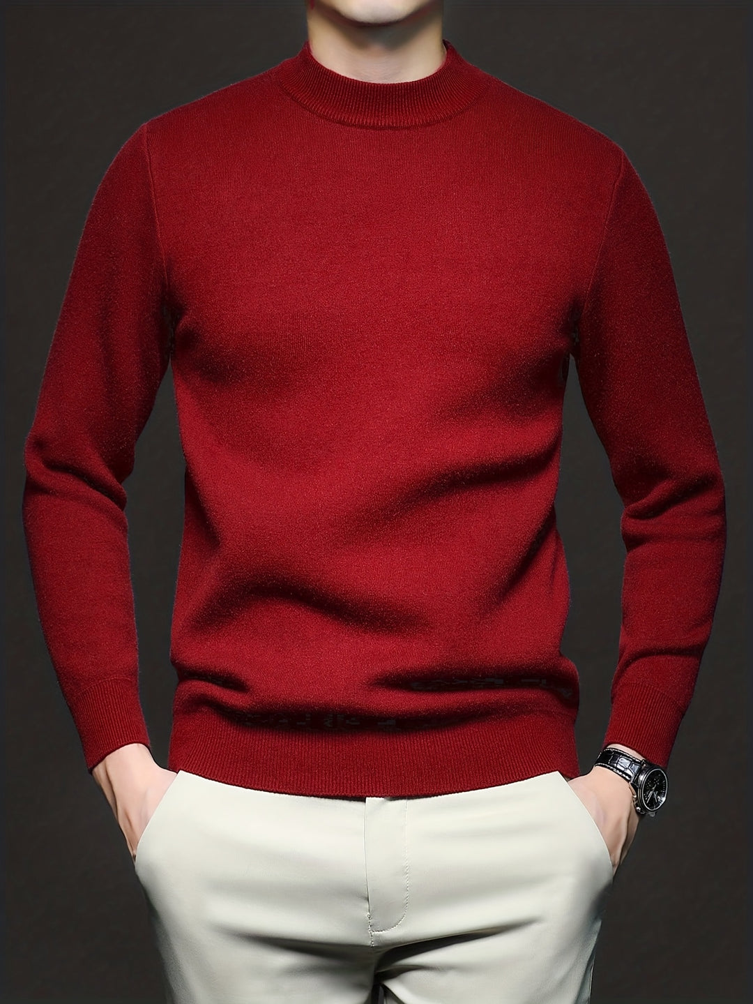 Étienne | Pull Maille Col Montant