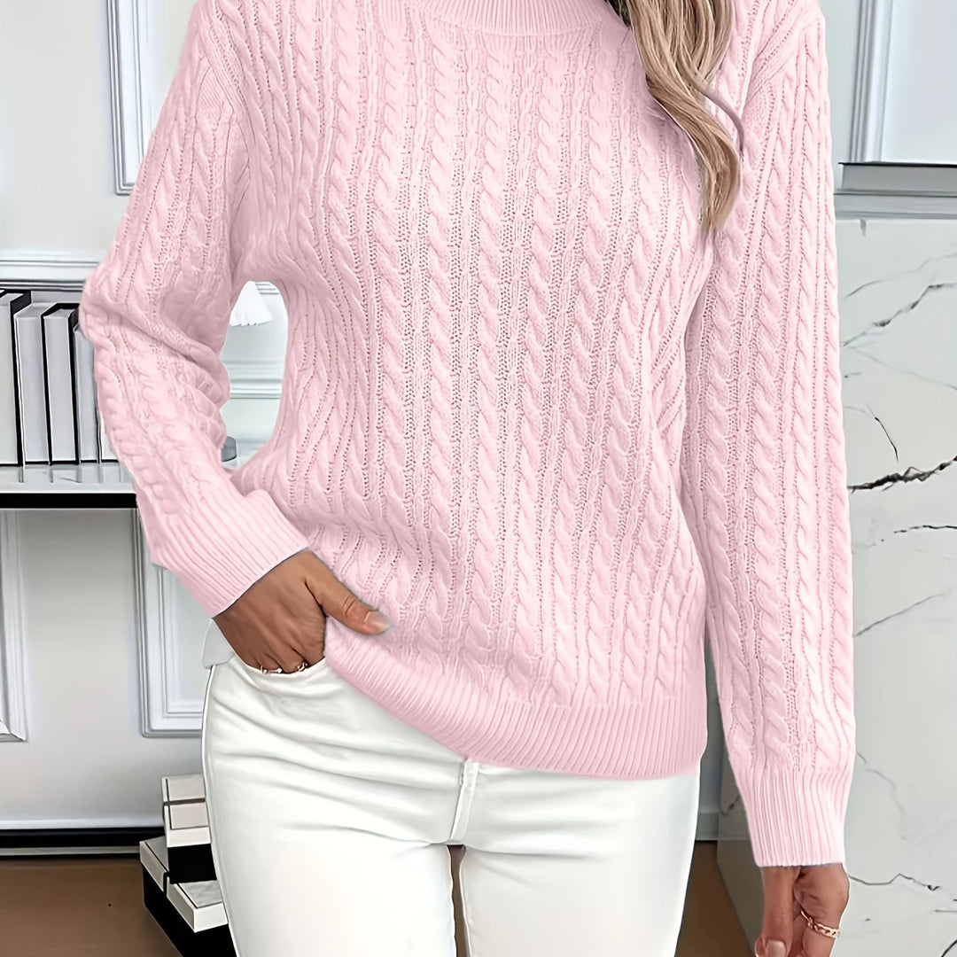 Emmanuelle | Pull Torsadé Coupe Ample