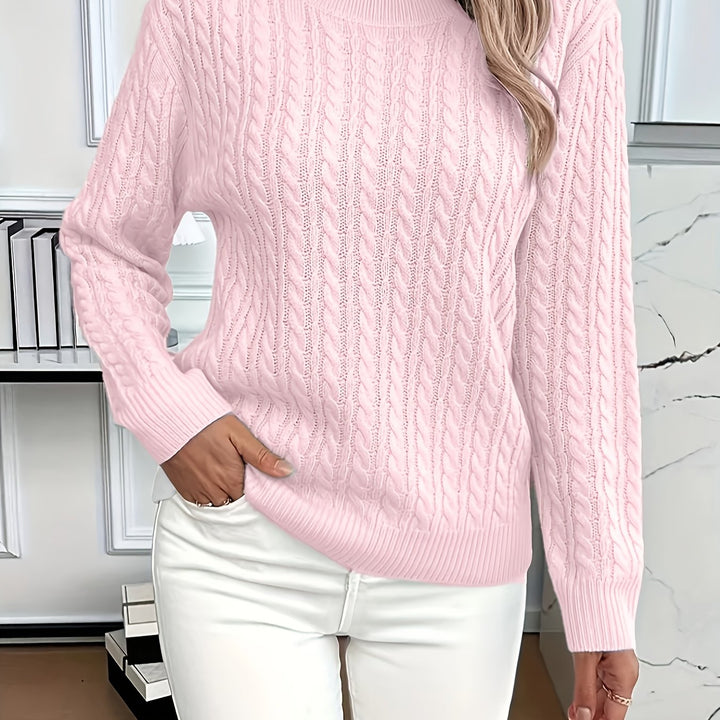 Emmanuelle | Pull Torsadé Coupe Ample