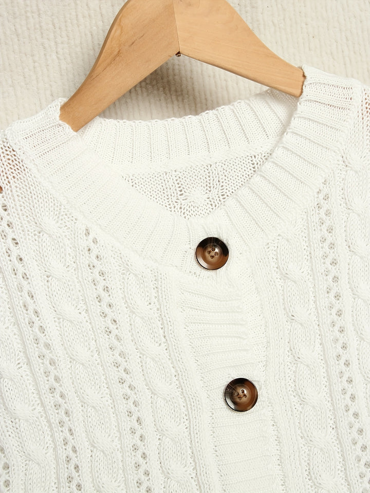 Sylvie | Cardigan Torsadé Boutonné