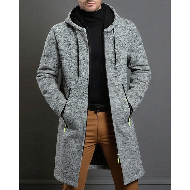 Anatole | Manteau Long à Capuche