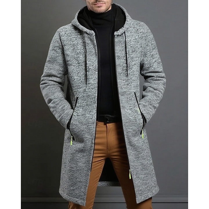 Anatole | Manteau Long à Capuche