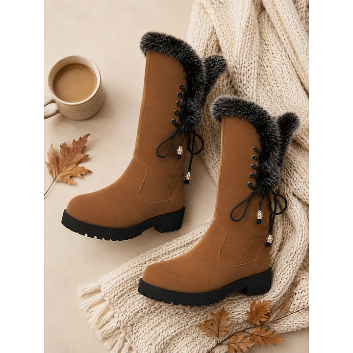 Ondine | Bottes Hautes d'Hiver Fourrées