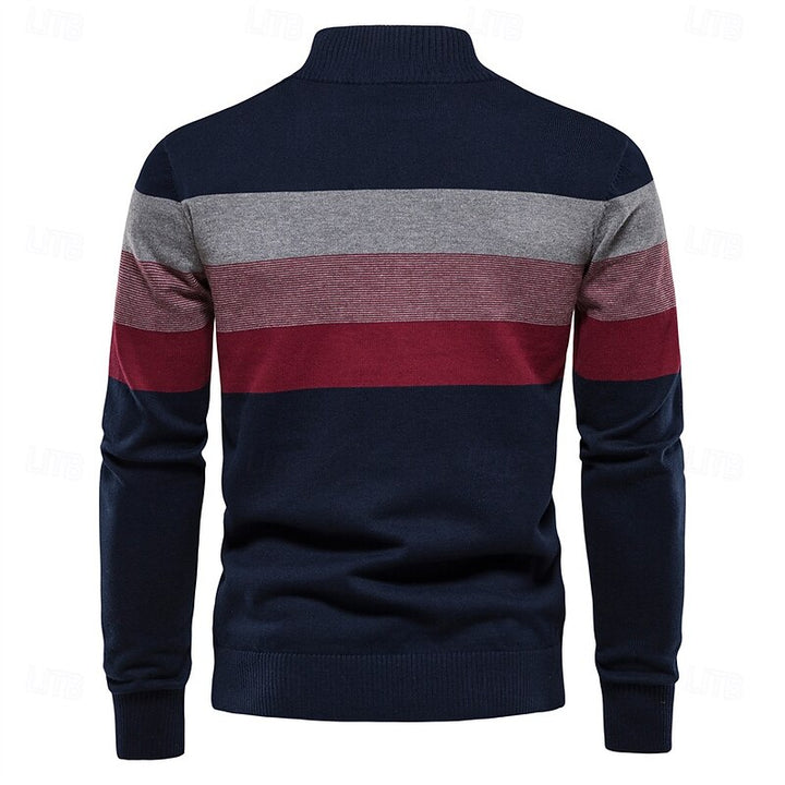 Yann | Pull Col Montant Zippé Raffiné