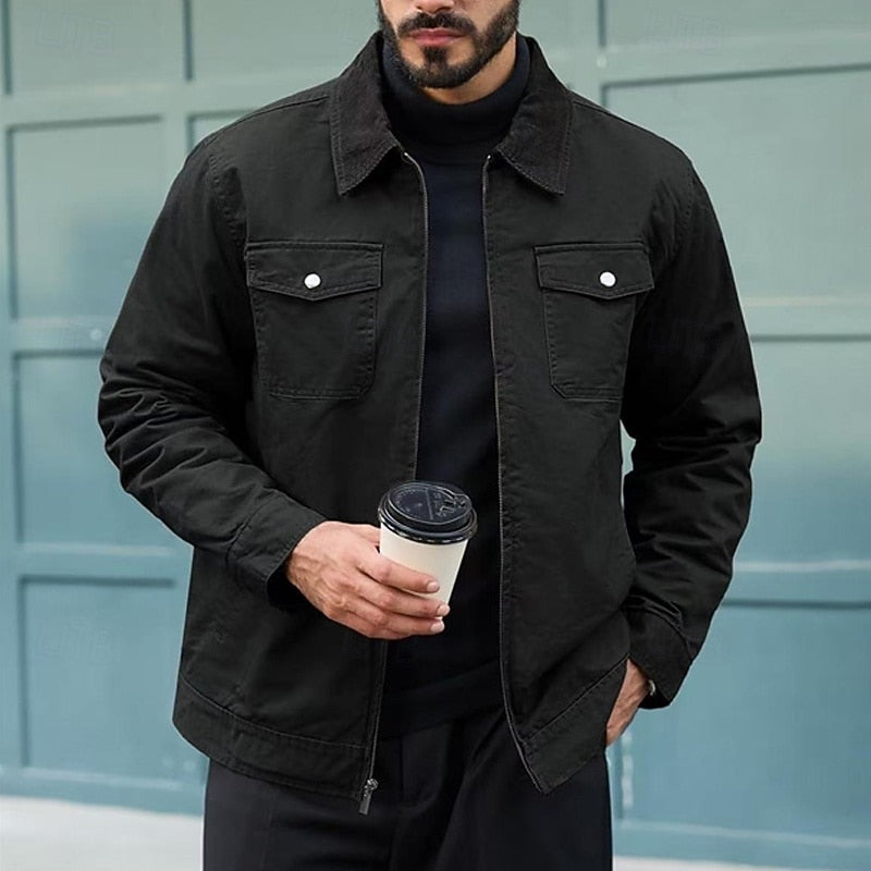 Gilbert | Veste Décontractée à Col Contrasté