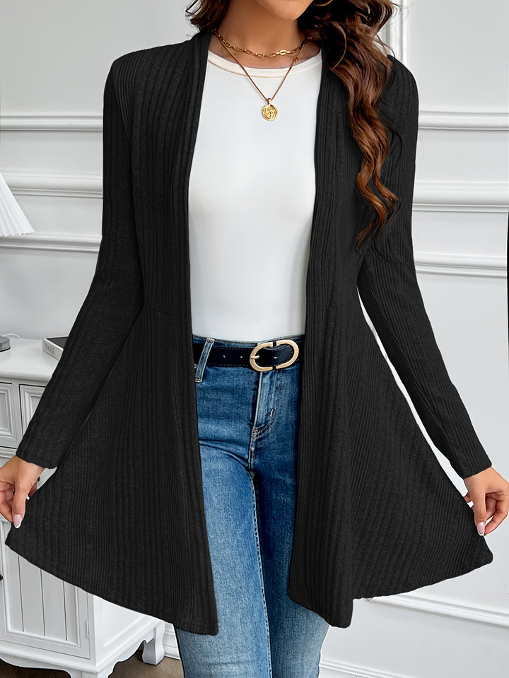 Valentine | Gilet Long Nervuré