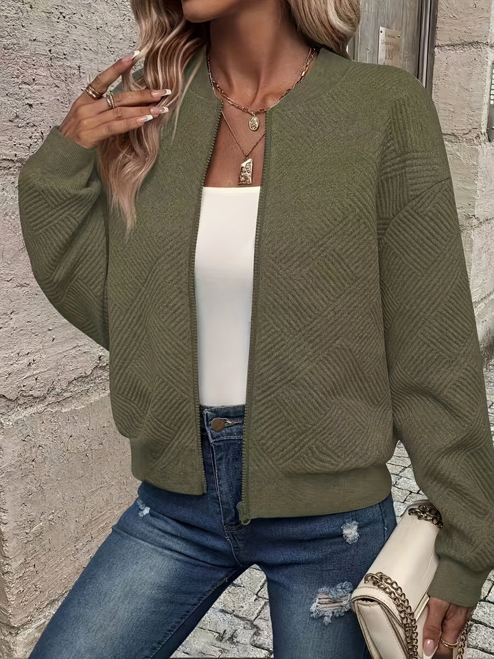 Charlotte | Veste Zippée Texturée