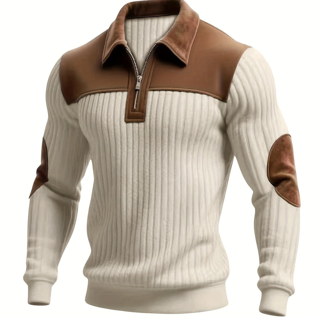 Bruno | Pull Col Zippé Élégant
