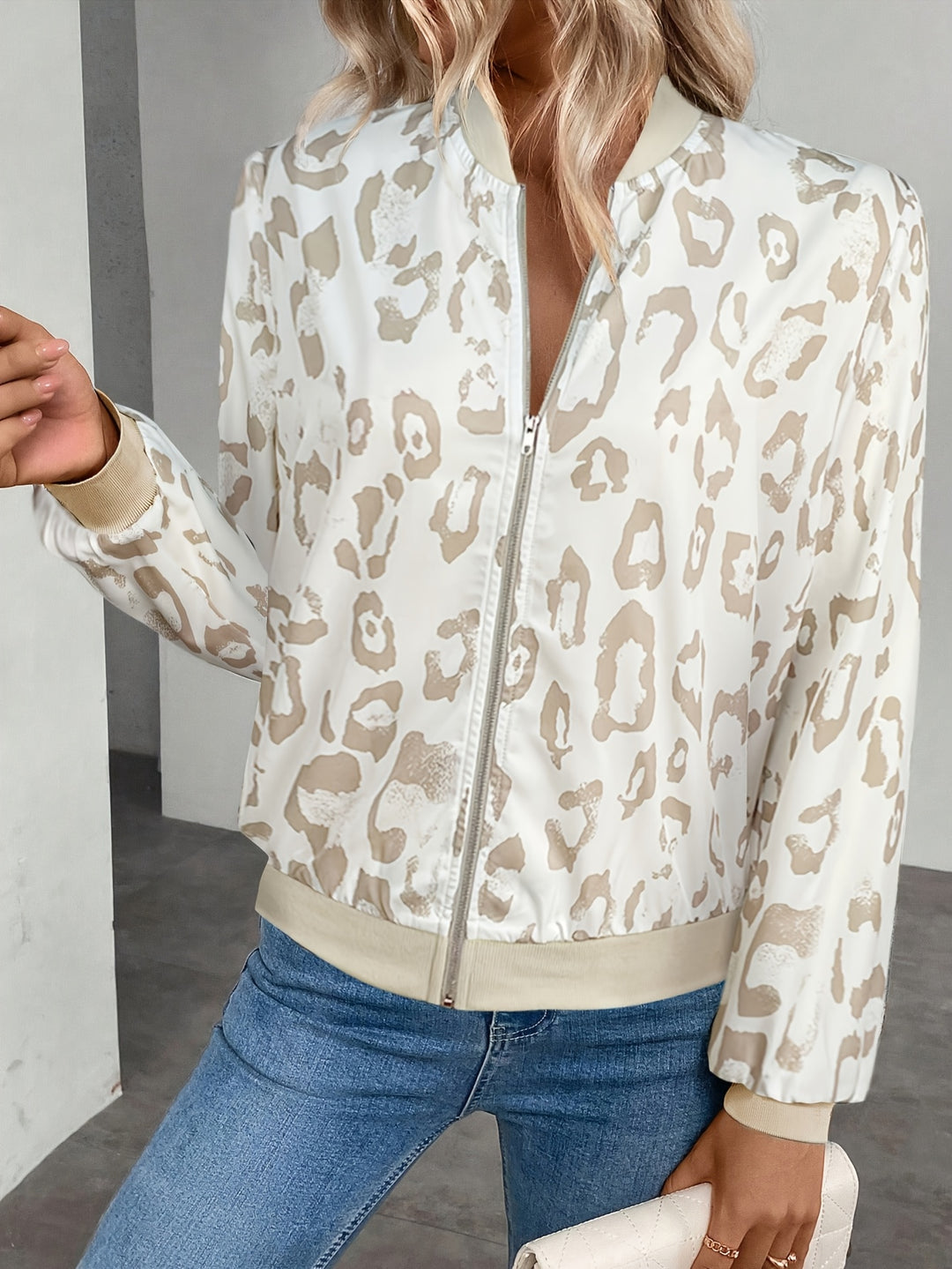 Martine | Veste Zippée Style Bombardier