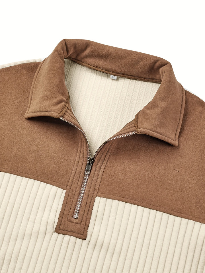 Bruno | Pull Col Zippé Élégant