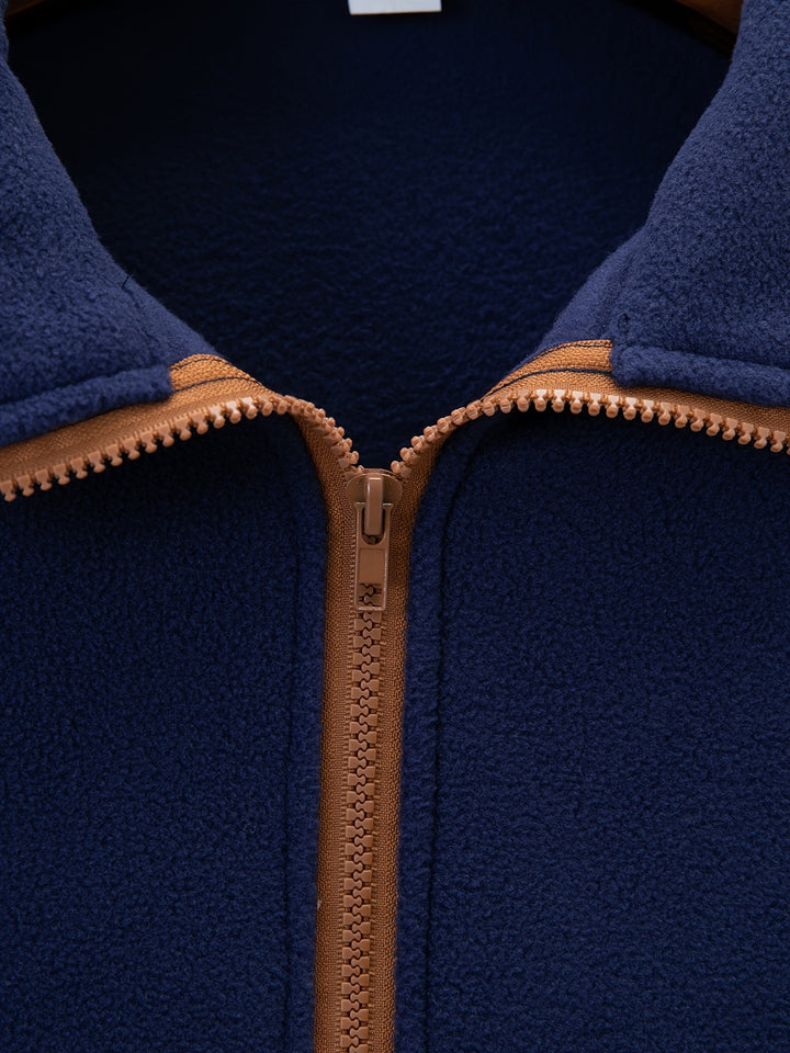 Cédric | Pull Col Montant Demi-Zip