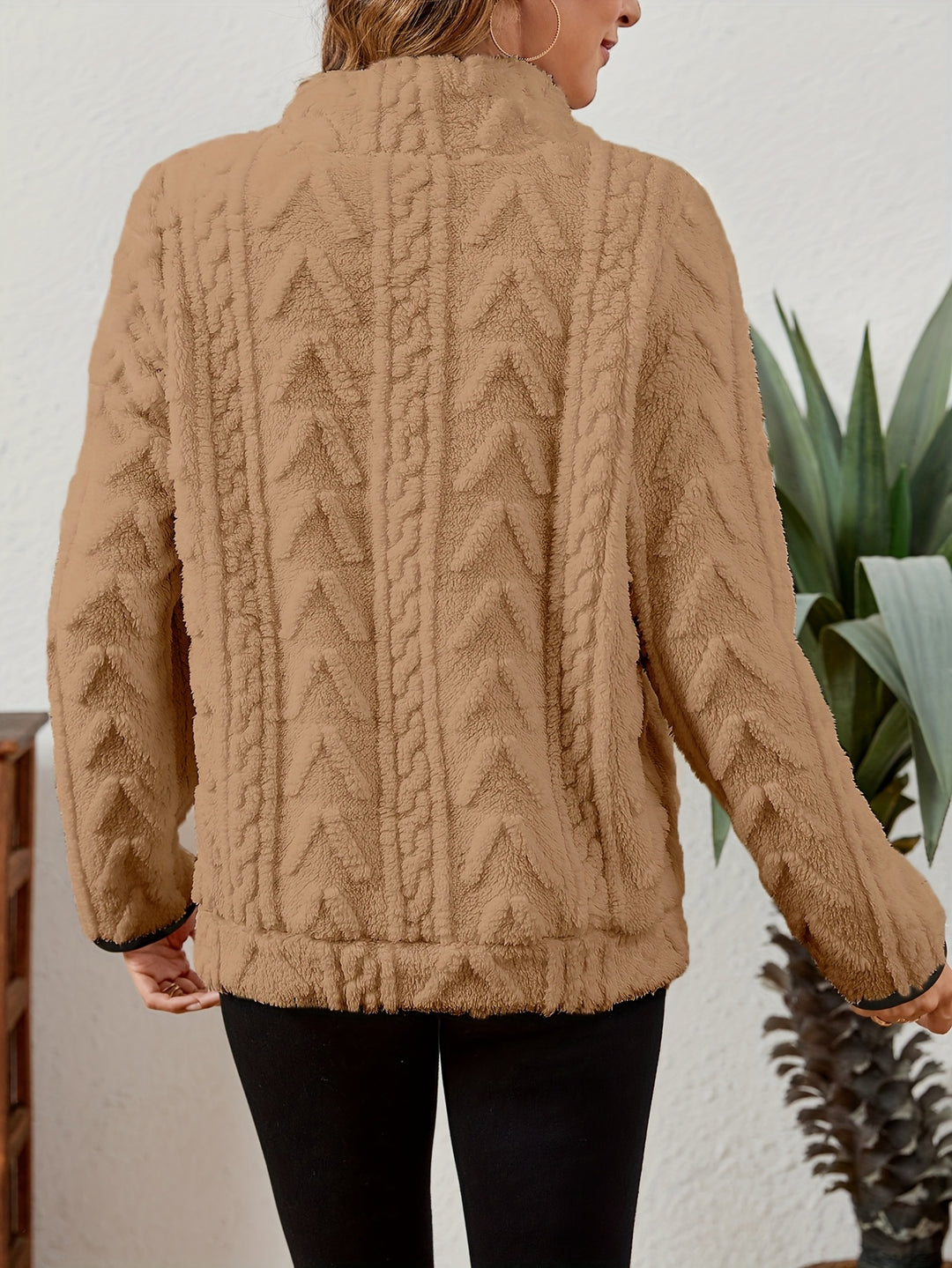Faustine | Pull Texturé Col Zippé