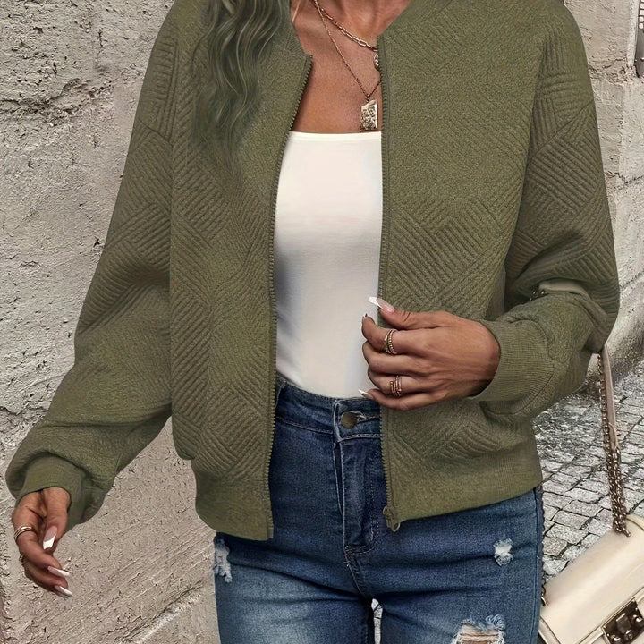 Charlotte | Veste Zippée Texturée
