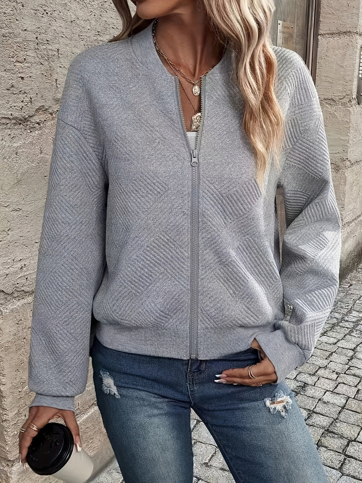 Charlotte | Veste Zippée Texturée