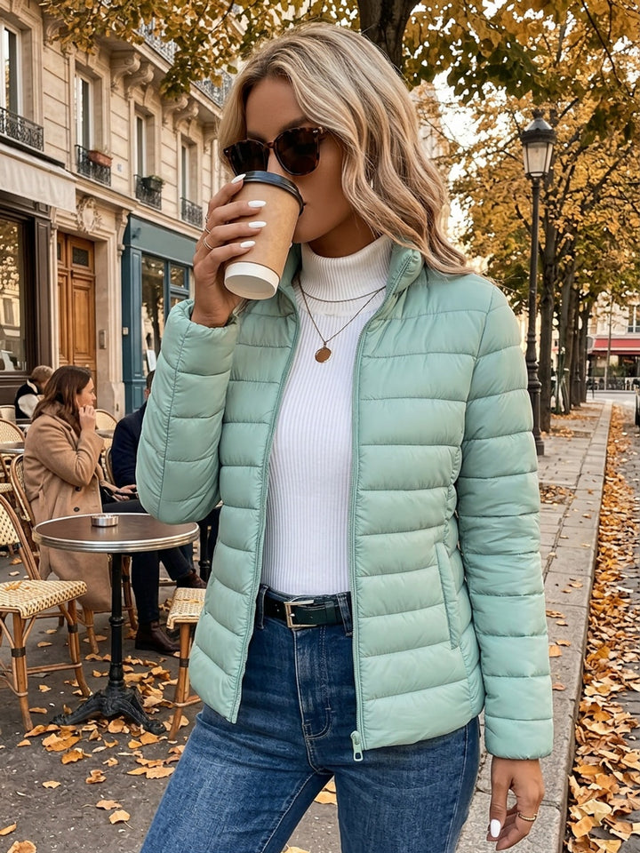 Nathalie | Veste Matelassée Légère Zippée
