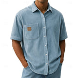Yannick | Chemise Texturée Décontractée