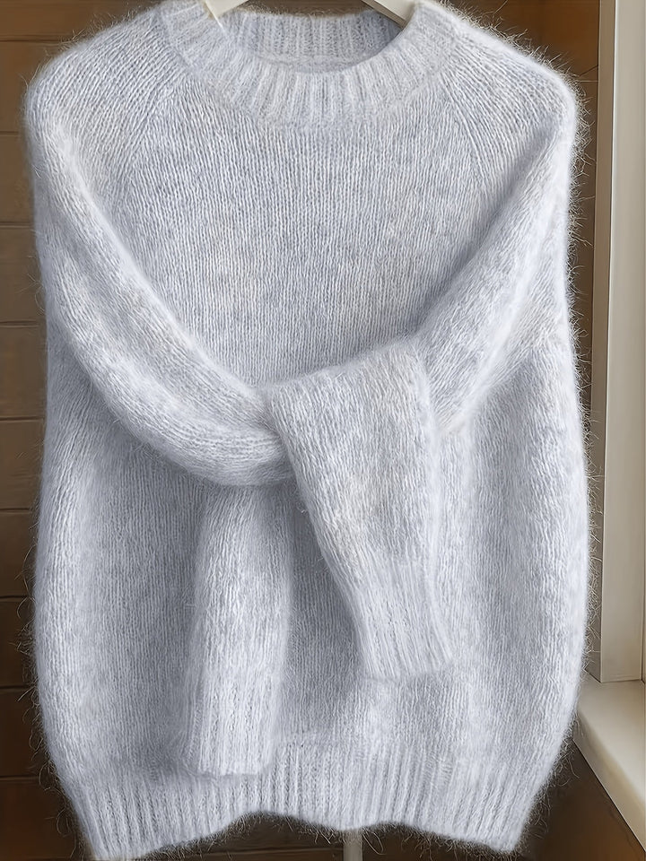 Inès | Pull Douillet à Col Rond