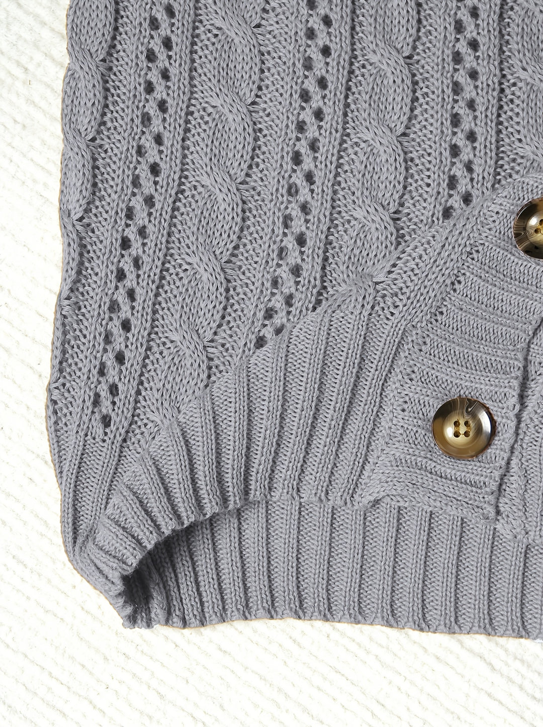 Sylvie | Cardigan Torsadé Boutonné