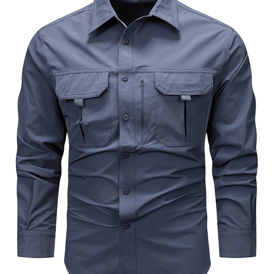 Matthieu | Chemise Cargo à Manches Longues
