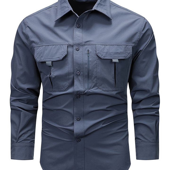 Matthieu | Chemise Cargo à Manches Longues