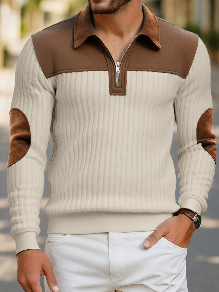 Bruno | Pull Col Zippé Élégant