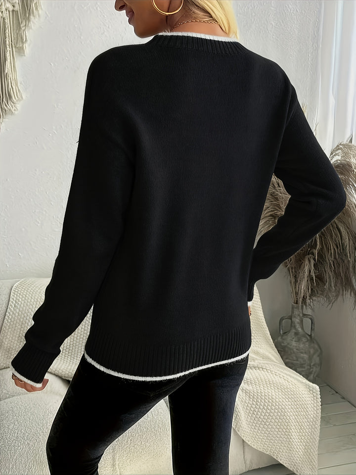 Noémie | Pull Flocon Col Rond