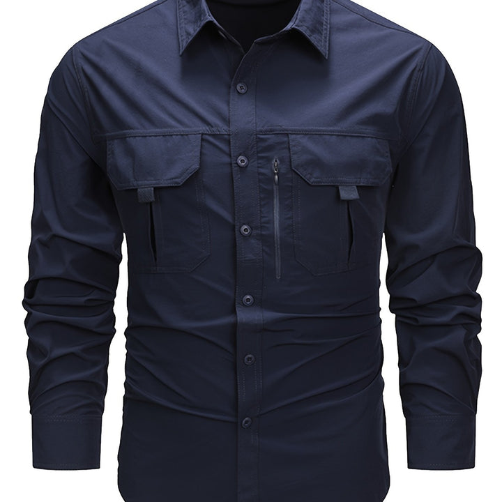 Matthieu | Chemise Cargo à Manches Longues