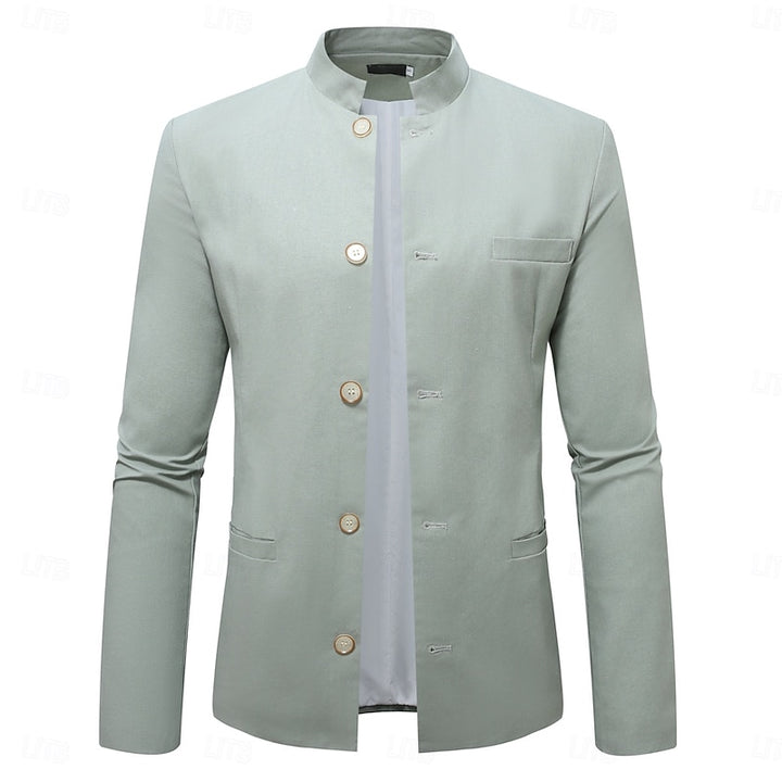 Henri | Veste Raffinée à Col Officier