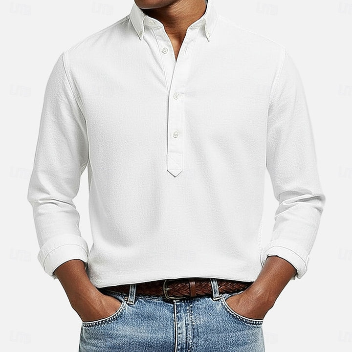 Florian | Chemise Décontractée à Col Boutonné