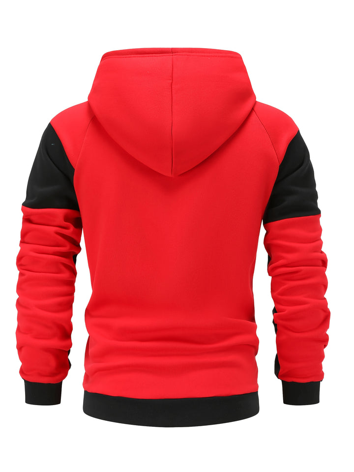 Édouard | Veste à Capuche Zippée Bicolore