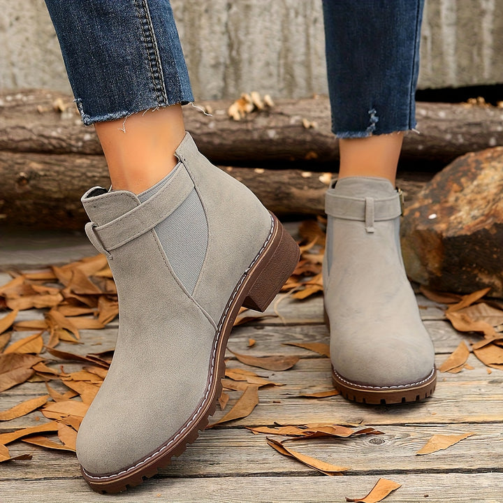 Chantal | Bottines Élégantes à Talon Confort