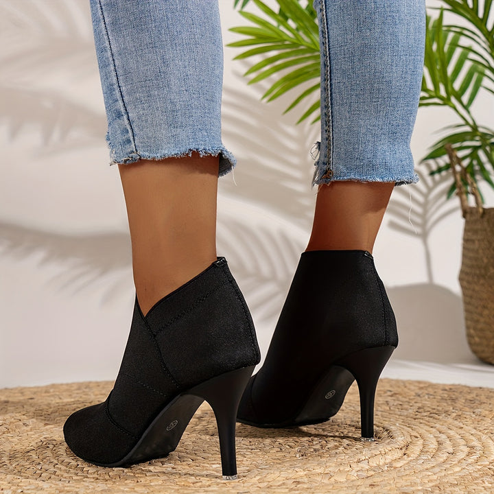 Diane | Bottines Élégantes à Talon Fin