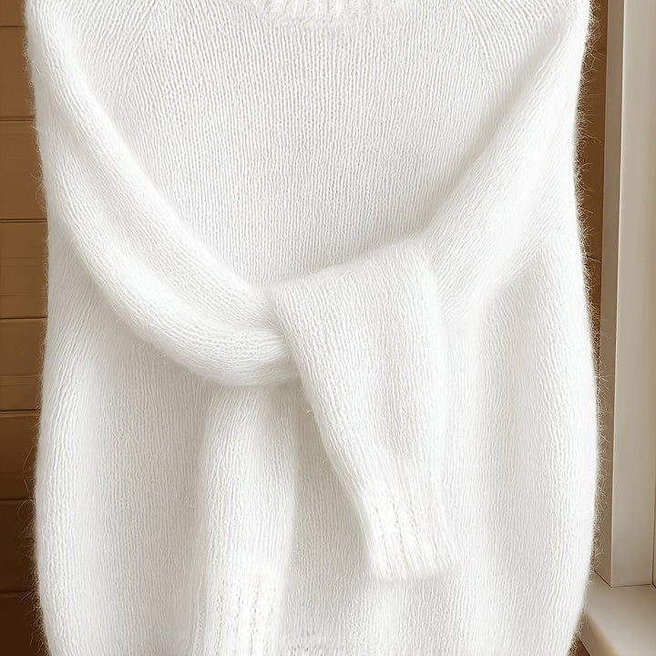 Inès | Pull Douillet à Col Rond