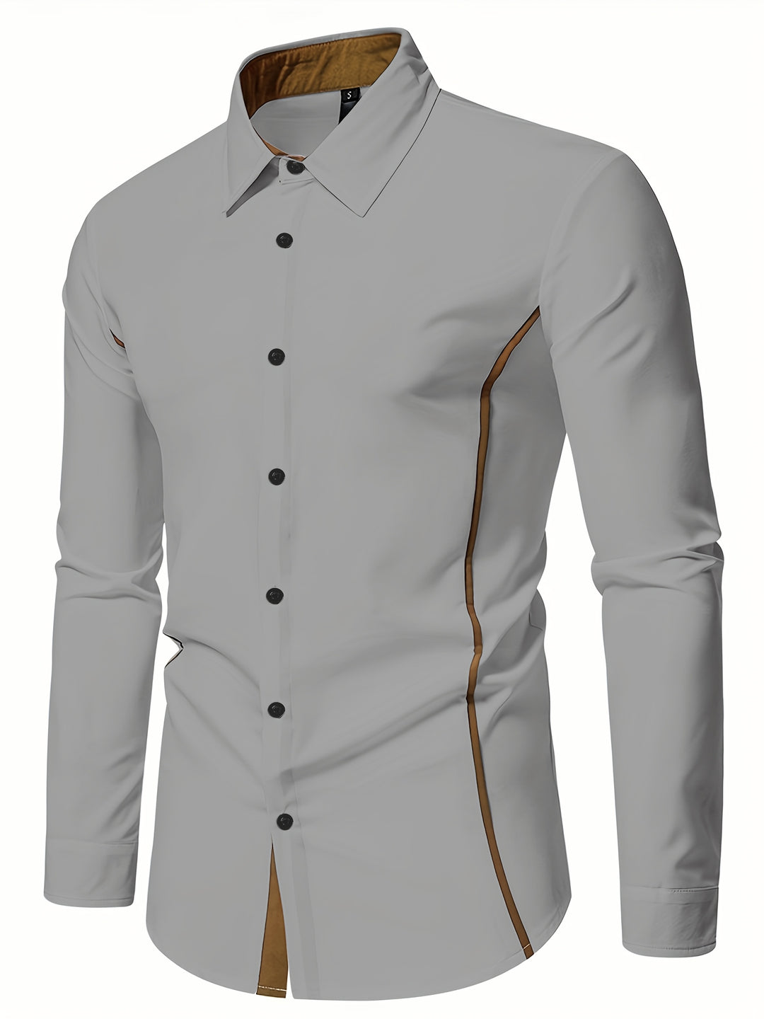 Xavier | Chemise Ajustée à Détails Contrastés