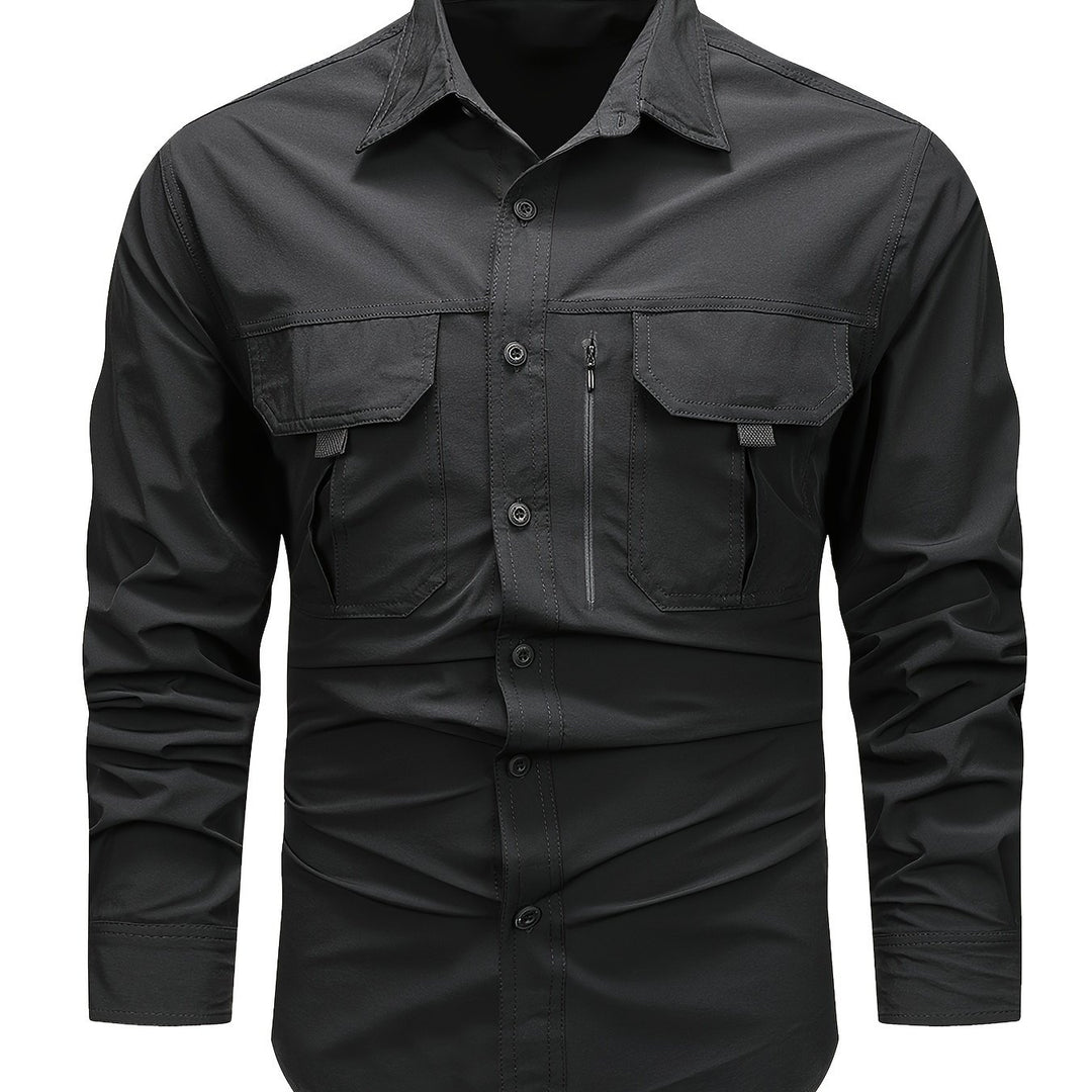 Matthieu | Chemise Cargo à Manches Longues