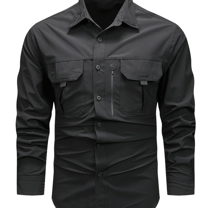 Matthieu | Chemise Cargo à Manches Longues