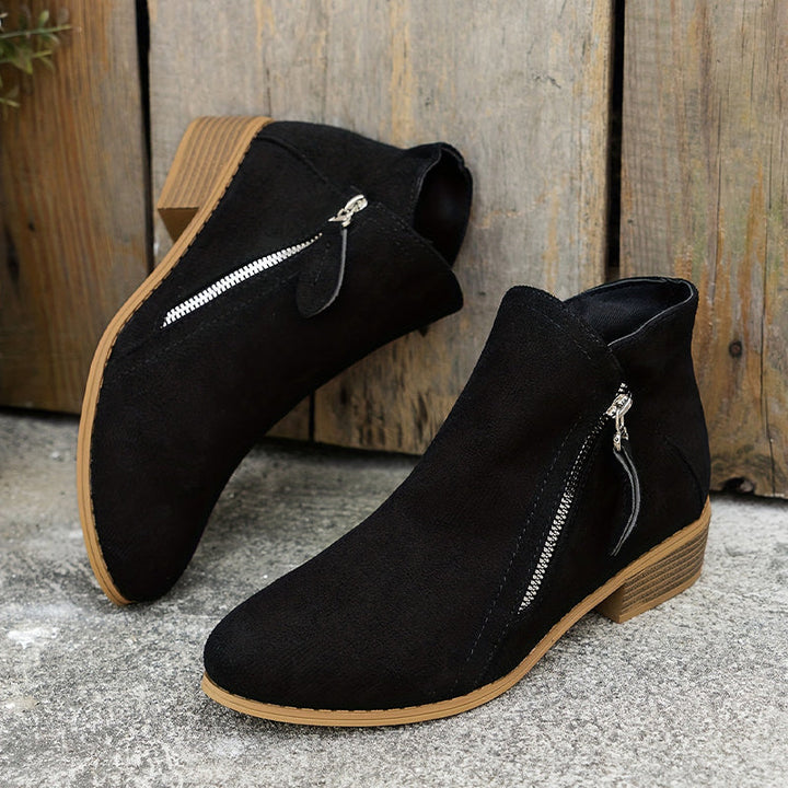 Pauline | Bottines Élégantes à Zip