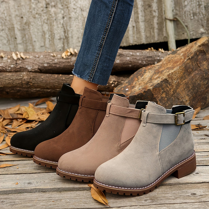 Chantal | Bottines Élégantes à Talon Confort