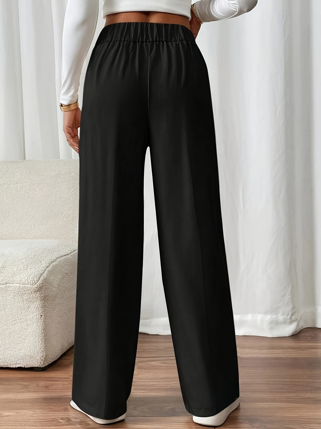 Ariane | Pantalon Fluide à Jambe Droite