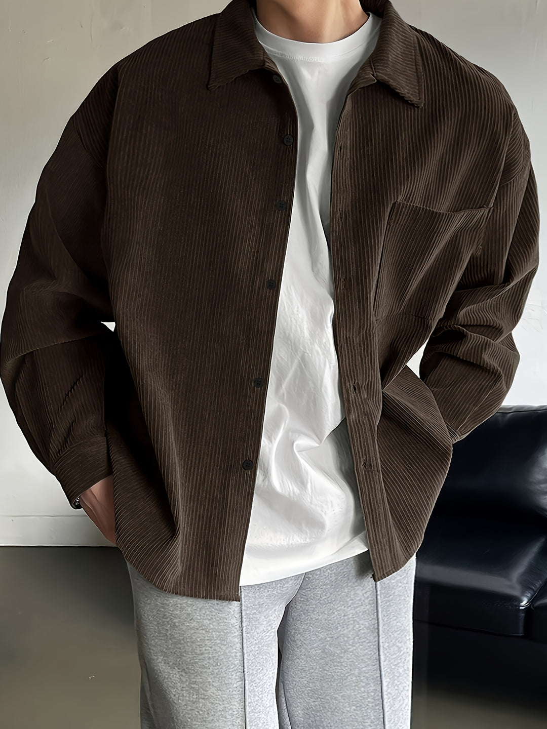 Gabriel | Chemise Décontractée à Col