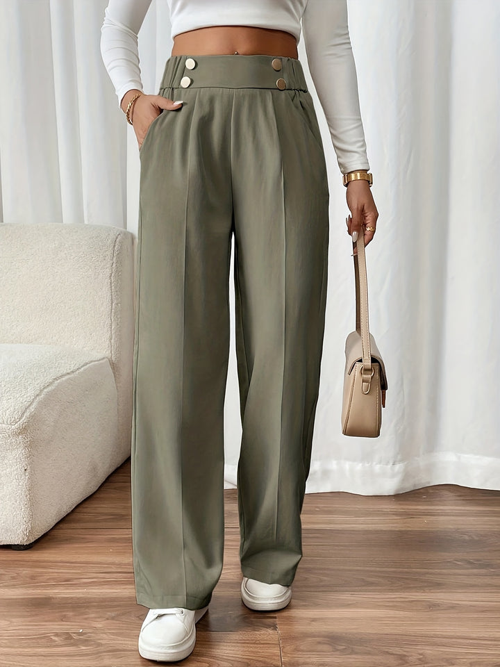 Ariane | Pantalon Fluide à Jambe Droite