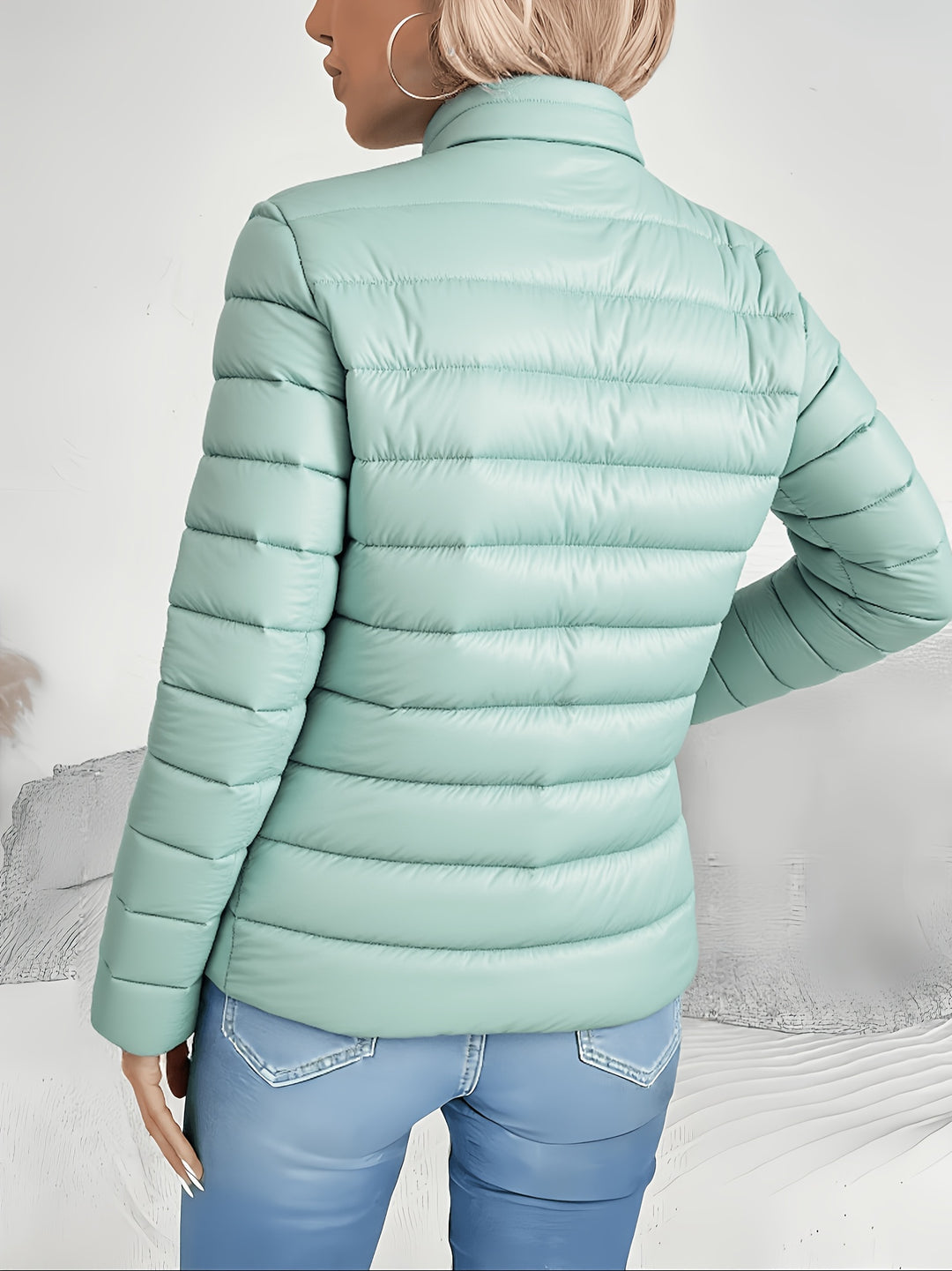 Nathalie | Veste Matelassée Légère Zippée