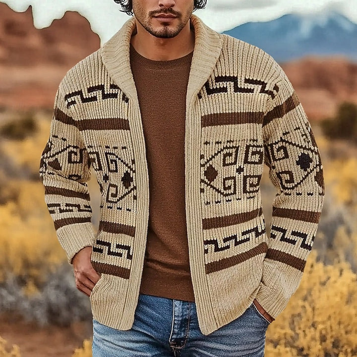 Amédée | Gilet Zippé à Motifs