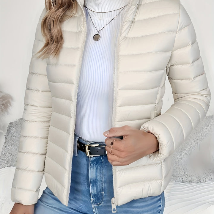 Nathalie | Veste Matelassée Légère Zippée