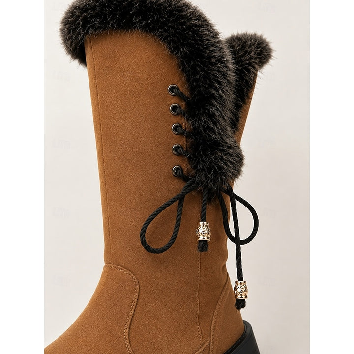 Ondine | Bottes Hautes d'Hiver Fourrées
