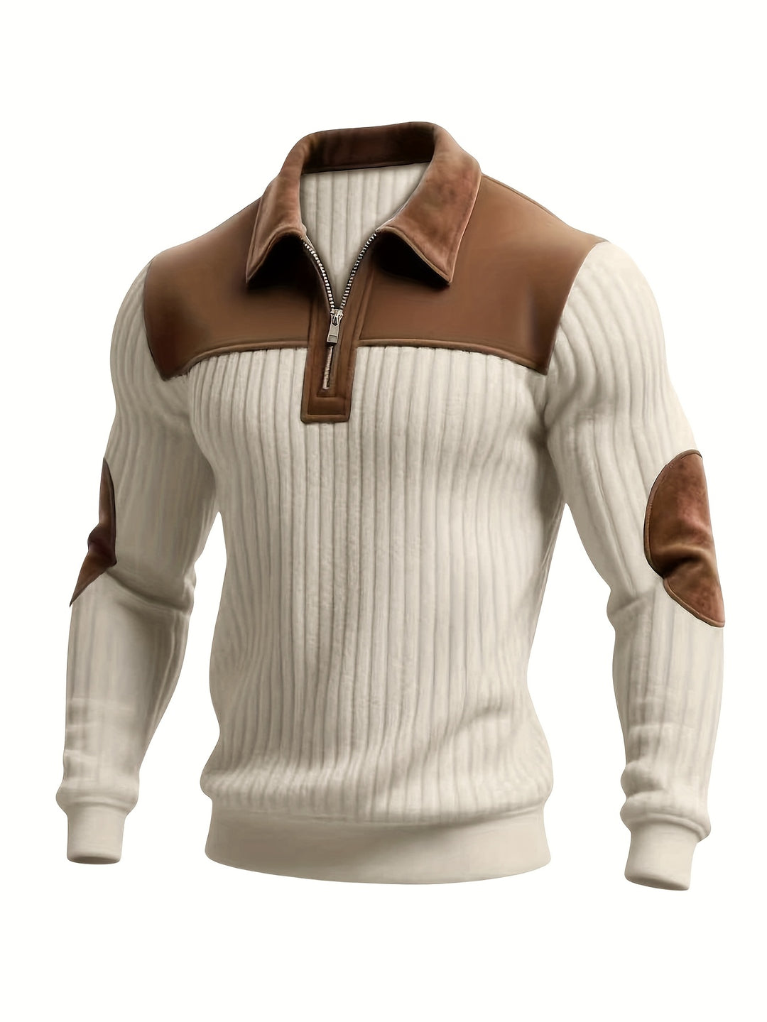 Bruno | Pull Col Zippé Élégant